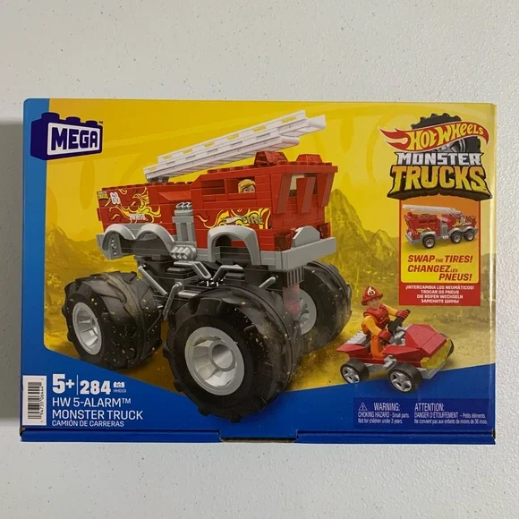 Mega Hot Wheels Monster Trucks HW 5-Alarm Monster Truck-New